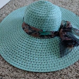 Wide brim beach hat